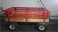 Vintage Wood Wagon-Lehman's Best Wagon