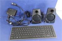 Logitech Computer Speaker & Dell Keyboard