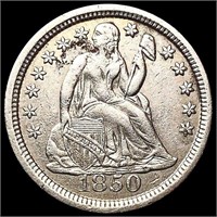 1850 Seated Liberty Dime CLOSELY UNCIRCULATED