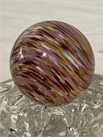 Lg Contemporary Glass Swirl Marble