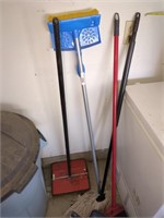 Mop, broom, vintage vacuum