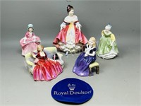 5 various Royal Doulton figures