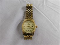Rolex Oyster perpetual day/date wristwatch, check