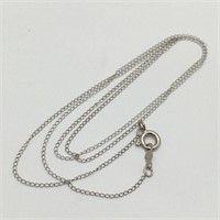 14k White Gold Chain Necklace