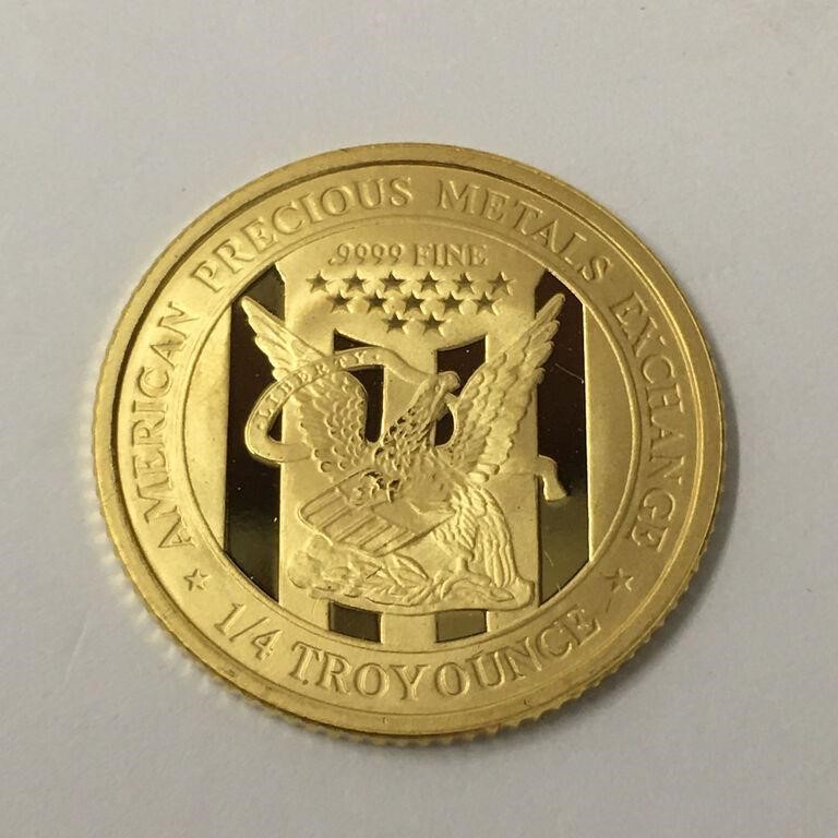 1/4 Troy Ounce .9999 Apmex Fine Gold Coin