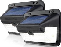 LED Solar Outdoor Lights 2 Pk Easy to Install