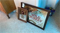 Wild Turkey Framed Mirrors