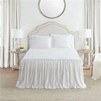 King - 3pc Bedspread Set (Bright White)