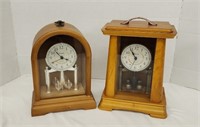 Vintage mantle clocks.