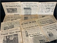 1960’s Racine Journal Times Newspaper Lot