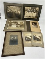 Cabinet Card Photographs - Church Decorated For We