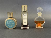 Set of Three Mini Parfums Caron Guerlain Ceil