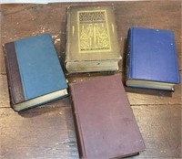4 vintage Dictionaries