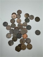 Lot of Misc. Large Cents