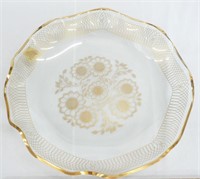 Dainty Spirograph Design Glass Plate
