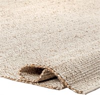 S & L Jute Cotton Farmhouse Rug (9' x 12')