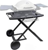 Portable Grill Cart For Weber Q Series Gas Grills