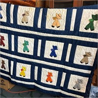 Hand Sewn Dutch Boy Pattern Quilt