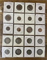 Lincoln Cents1920-64  Jefferson Nickels 1938-65