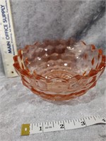 Pink Fostonia Depression Candy Dish