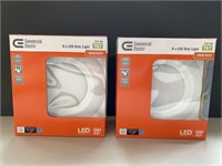 (2) LED Disc Lights in Boxes (Brand new/never