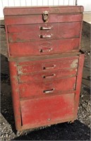Vtg Red Tool Box