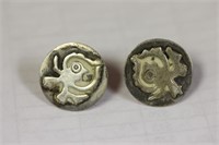 A Pair of Sterling Earrings