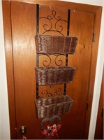 3 Basket Door Hanger