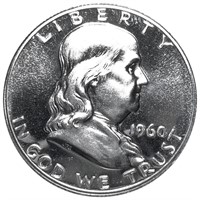 1960 Franklin Half Dollar GEM PROOF