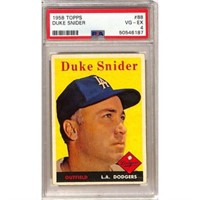 1958 Topps Duke Snider Psa 4