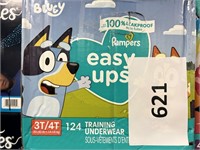 Pampers easy ups 3T-4T 124 ct
