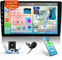 4G+64G Android 13 Car Stereo with Wireless
