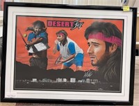 Y - ORIGINAL PASTEL BY DEAN HUCK SIGNED BY AGASSI