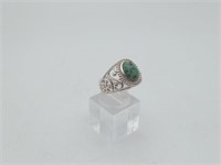 Sterling silver  Turquoise Fillagree Ring