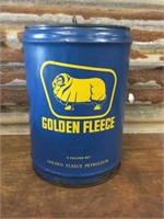 Rare Blue Golden Fleece Turpentine 5 Gallon Drum