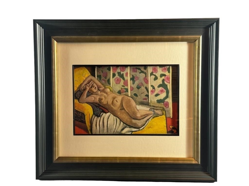 A Henri Matisse "Nu Sur La Chaise Longue Jaune"