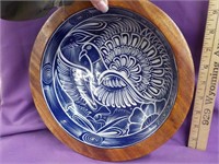 Wood porcelain bowl