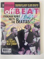 Frogman Henry signed magazine