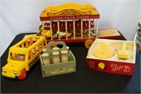 Fisher Price Toy Lot ~ Fisher Price Circus, School
