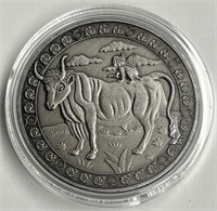 Zodiac Coin, Taurus, Brand New w/Case