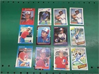 12 expos baseball collectors cards