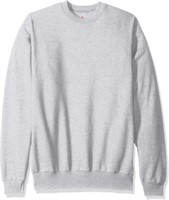 Hanes Men's Large EcoSmart Fleece Sweatshirt, ash