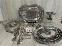 Assorted Silver Plate (large lot)
