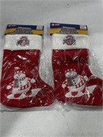 OHIO STATE HOLIDAY STOCKING PACK OF 2