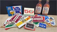 Assorted Beer Logos/Box Pieces