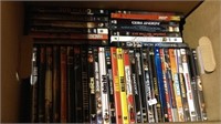 Box lot of 40 movie DVDs