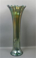 Imperial Green Morning Glory Funeral Vase