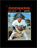 1971 Topps #693 Jose Pena EX to EX-MT+