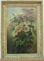 G. McCollum 23.5x15 O/C Victorian Floral