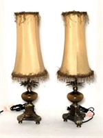 Pair of Decorative Lamps with Shades